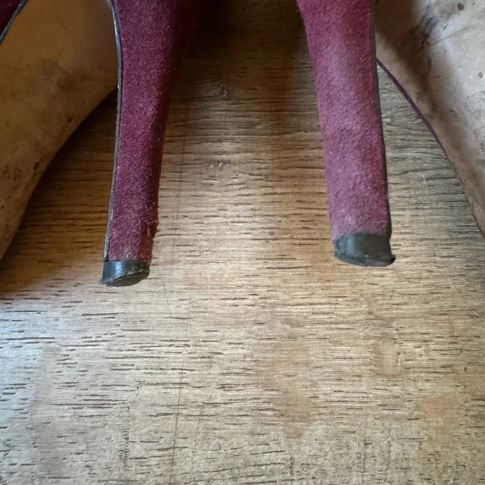Burgundy booties - Picture 3 of 3